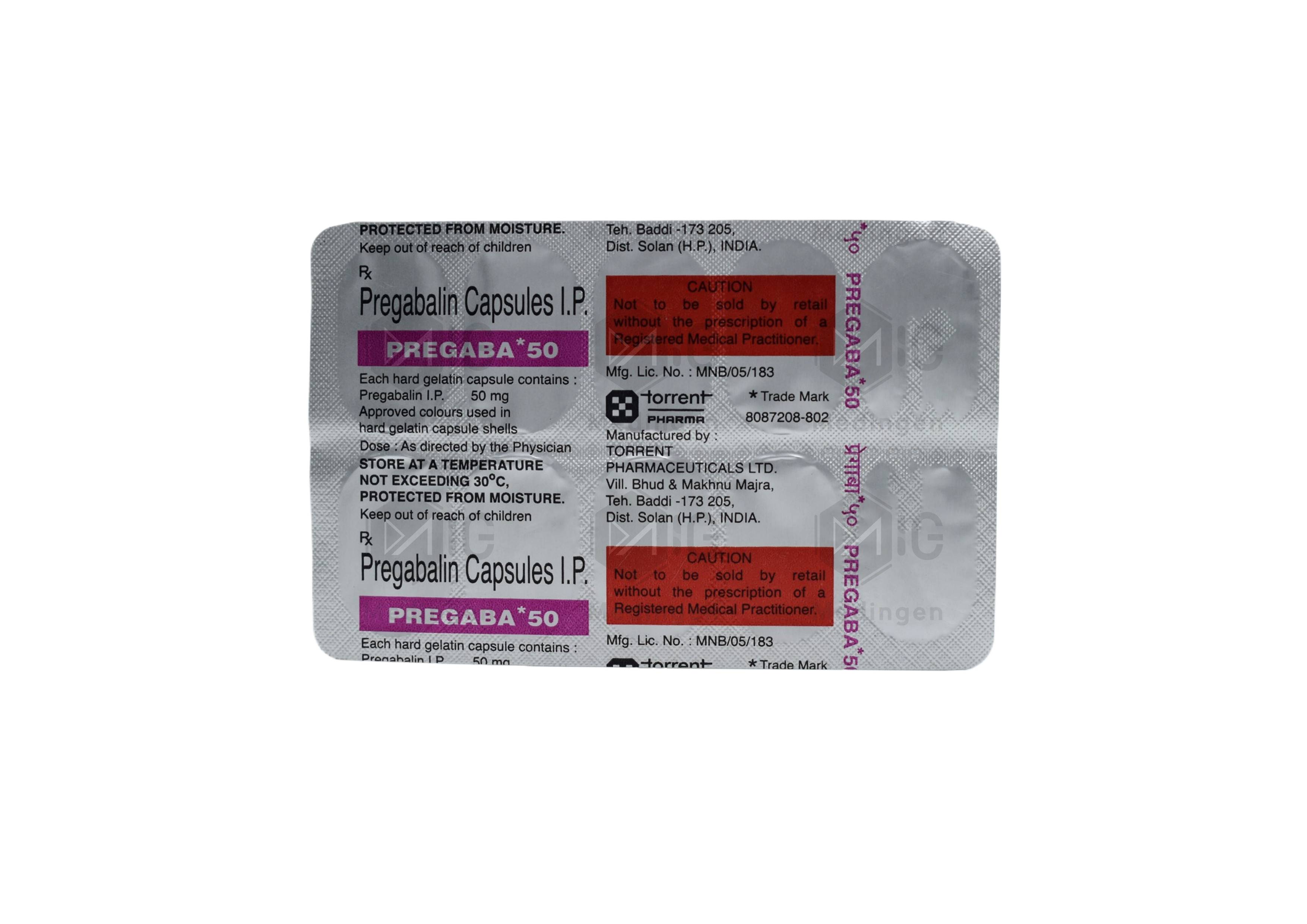 PREGABA 50MG